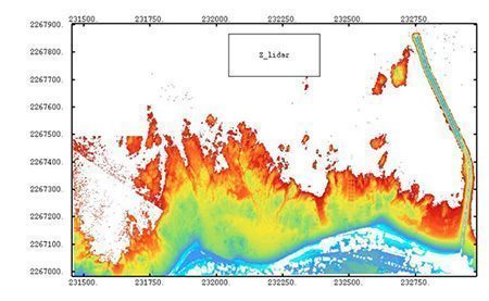 Coastal mapping with Isatis