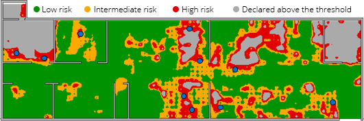 Sampling strategy for a reliable contamination characterization