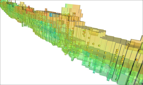 Geotechnical parameter simulation with Isatis.neo