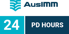 Registered professional members of AusIMM are eligible to claim 24 PD Hours when attending this short course.