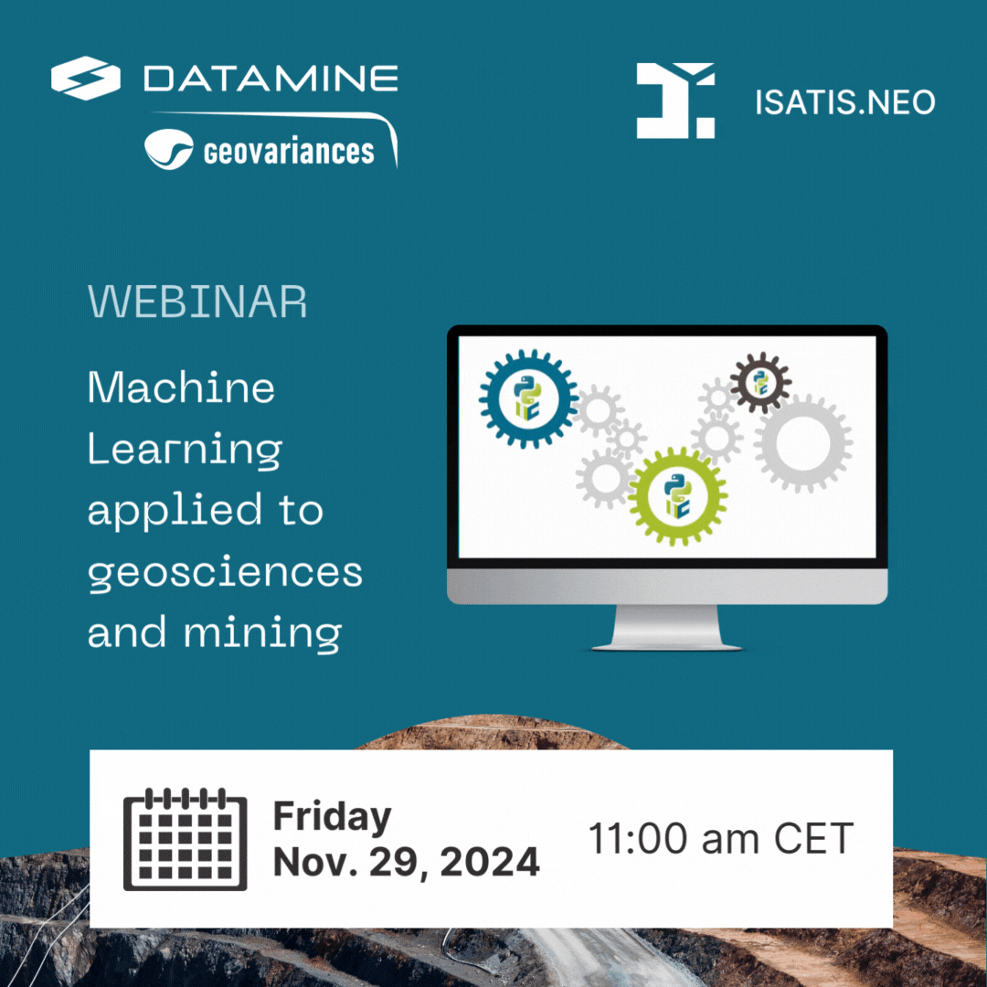 Webinar: Machine Learning applied to geosciences and mining - Nov 2024
