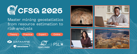 CFSG 2026 - The benchmark course in mining geostatistics and resource modeling
