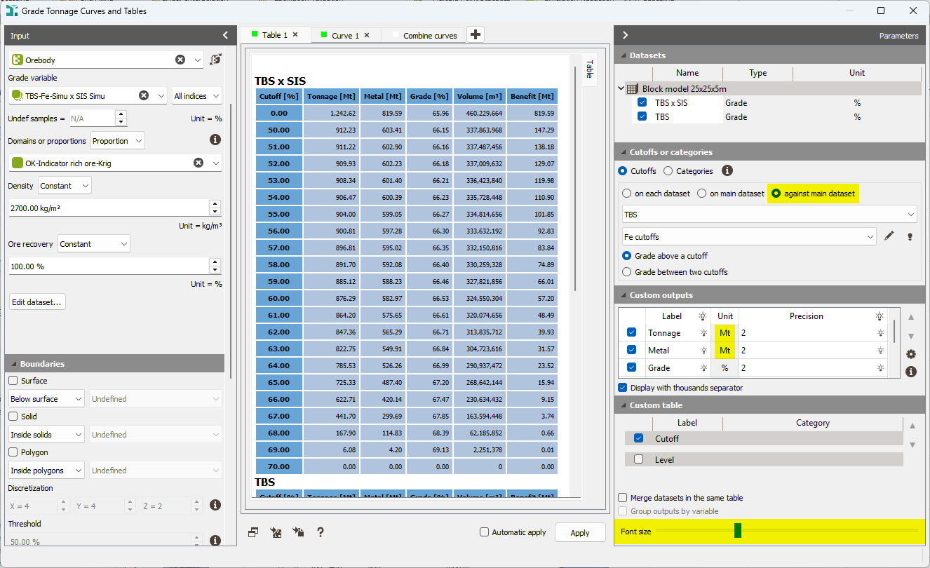 Isatis.neo 2025.2 new features - GTC improvement